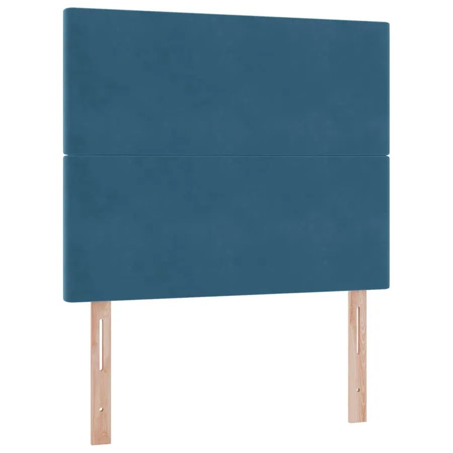 Lit de rangement LED avec matelas Bleu foncé 120 x 200 cm - 10