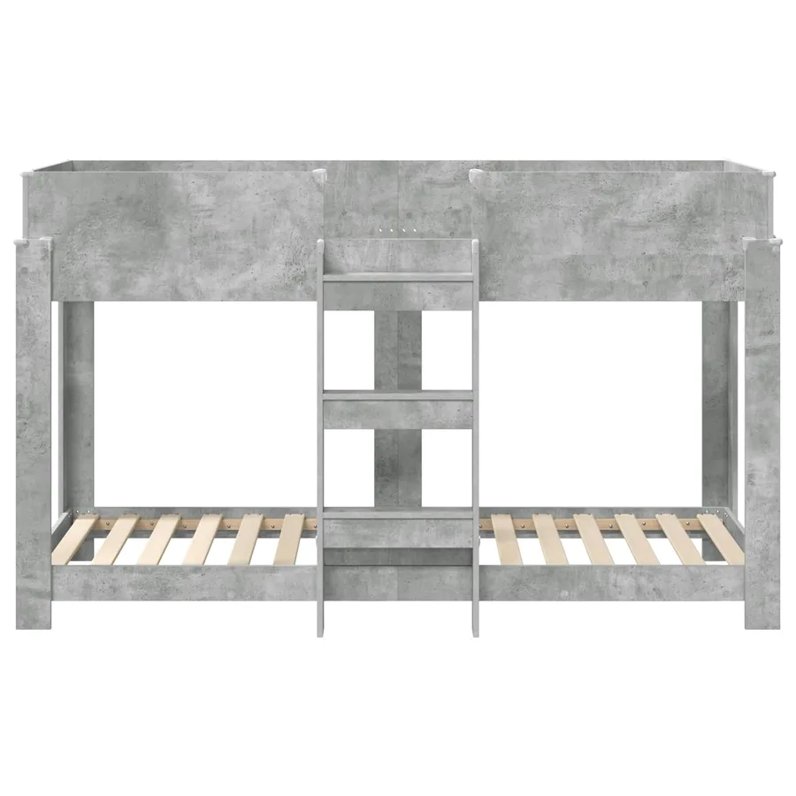 Lit Superposé pour Enfants Gris béton 75 x 190 cm - 5