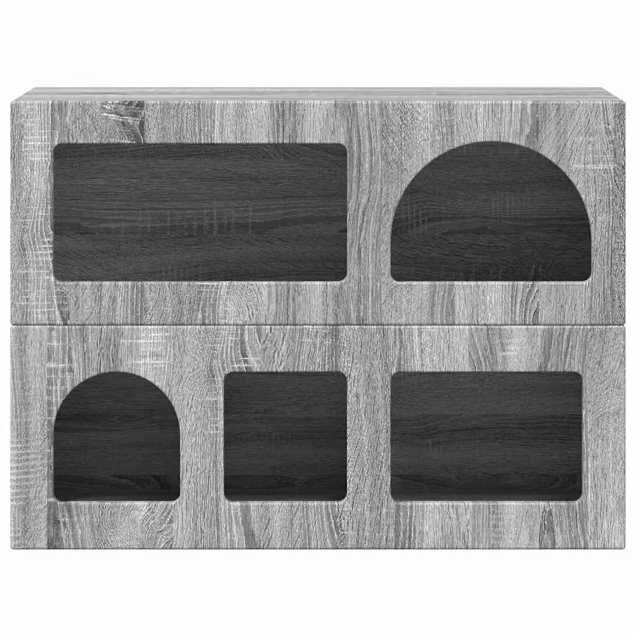 Buffet ELST Gris Sonoma 80,5 x 35 x 59 cm Bois d'ingénierie - 6