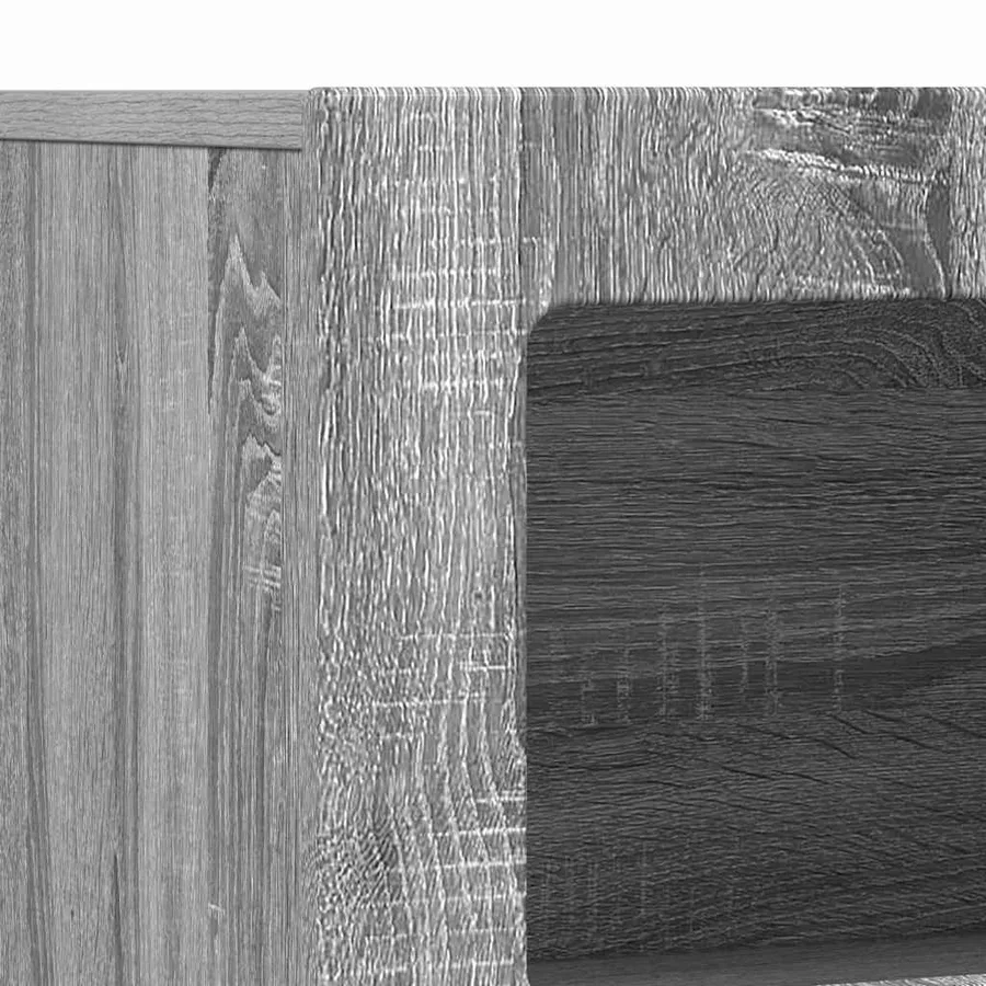 Buffet ELST Gris Sonoma 80,5 x 35 x 59 cm Bois d'ingénierie - 9