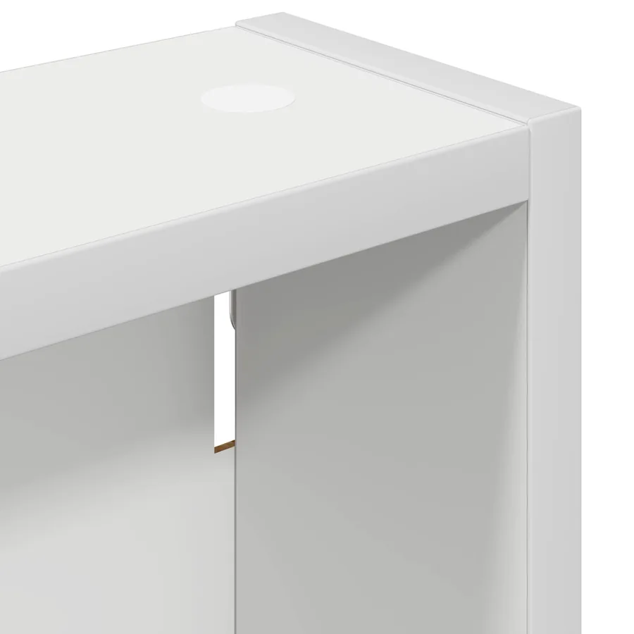 Armoire murale de salle de bain Blanc 20 x 10 x 50 cm - 9