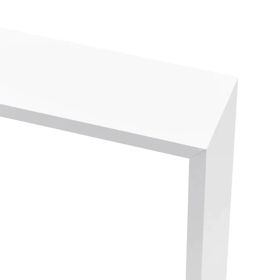 Étagères murales sous forme de cube 3 pcs Blanc MDF - 8