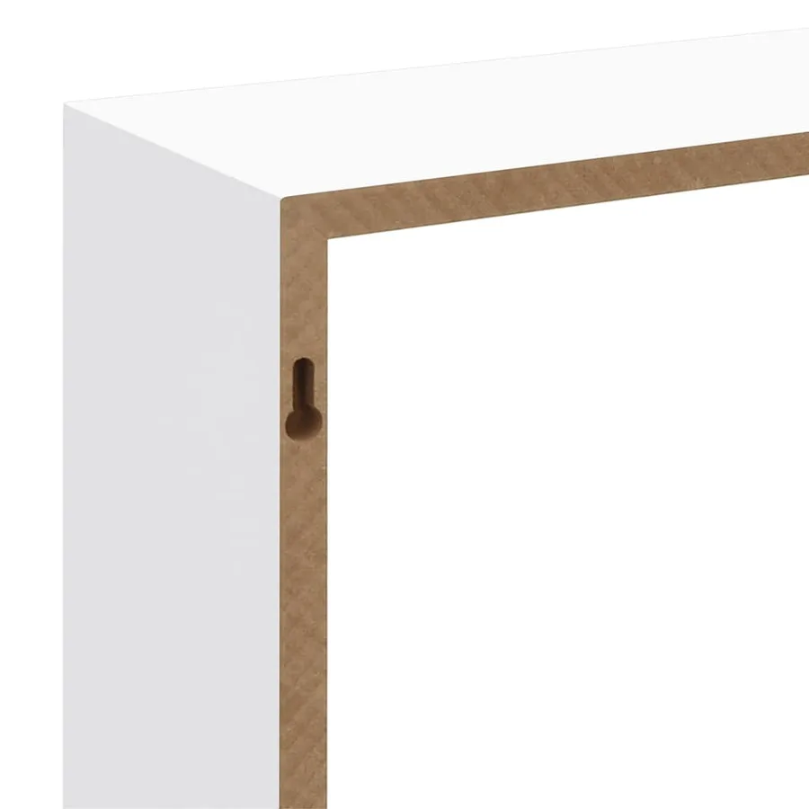Cube wall shelves 3 pcs White MDF - 9