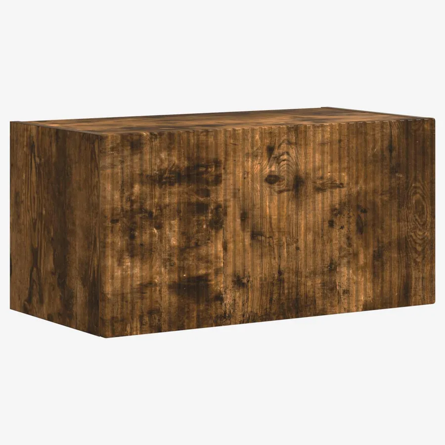 Ensemble meuble TV 5 pcs Chêne fumé Bois d'ingénierie - 5