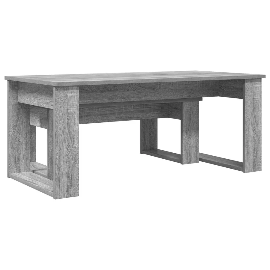 Ensemble de tables basses 2 pcs Gris Sonoma Bois d'ingénierie - 10