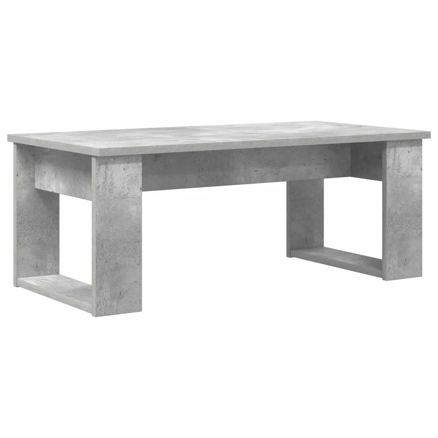 Ensemble de tables basses 2 pcs Gris béton Bois d'ingénierie - 7