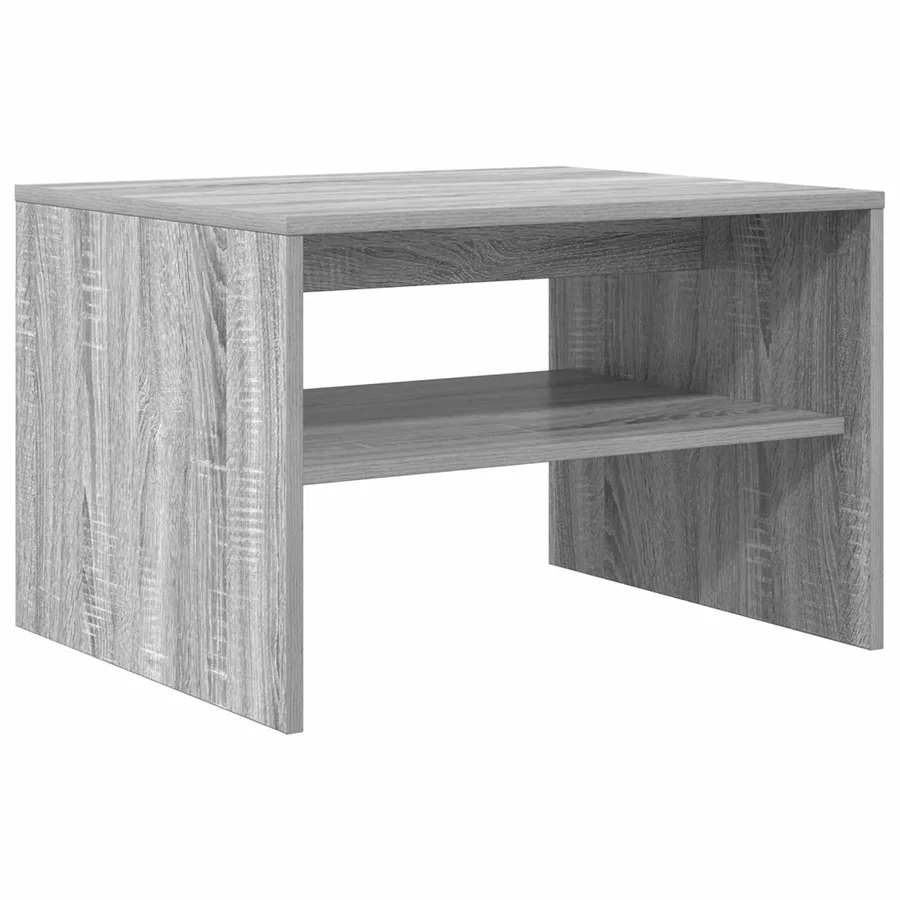 Table basse Gris Sonoma 60 x 50 x 40 cm Bois d'ingénierie - 2