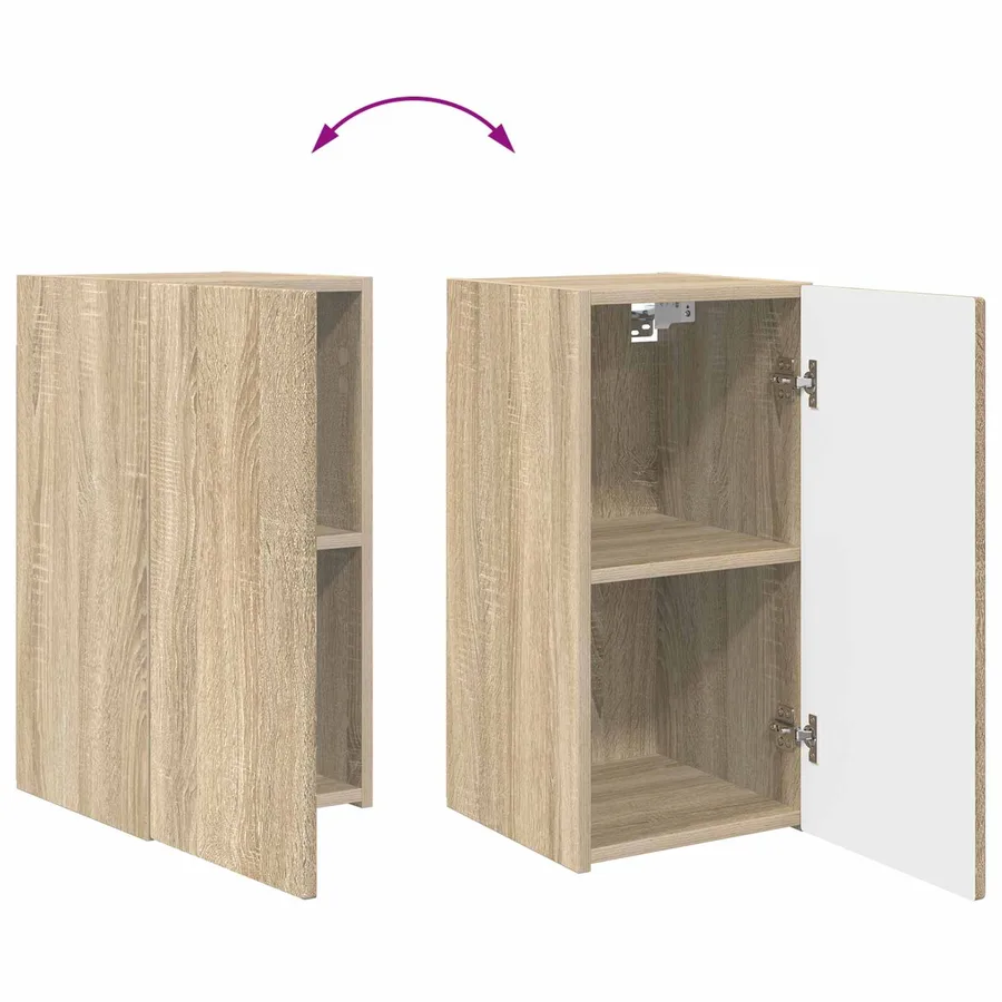 Ensemble meuble TV 8 pcs Chêne Sonoma Bois d'ingénierie - 11