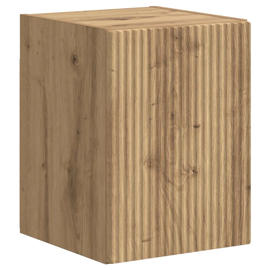 Ensemble meuble TV 4 pcs Chêne artisanal Bois d'ingénierie - 7