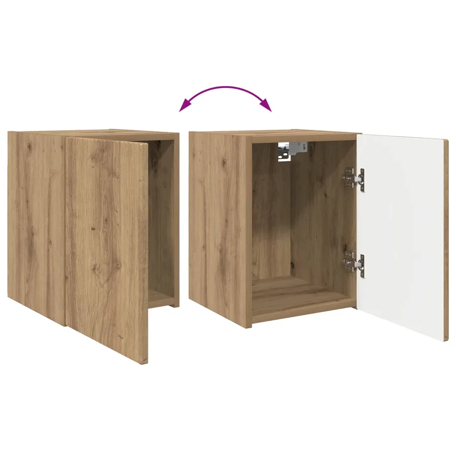 Ensemble meuble TV 5 pcs Chêne artisanal Bois d'ingénierie - 14