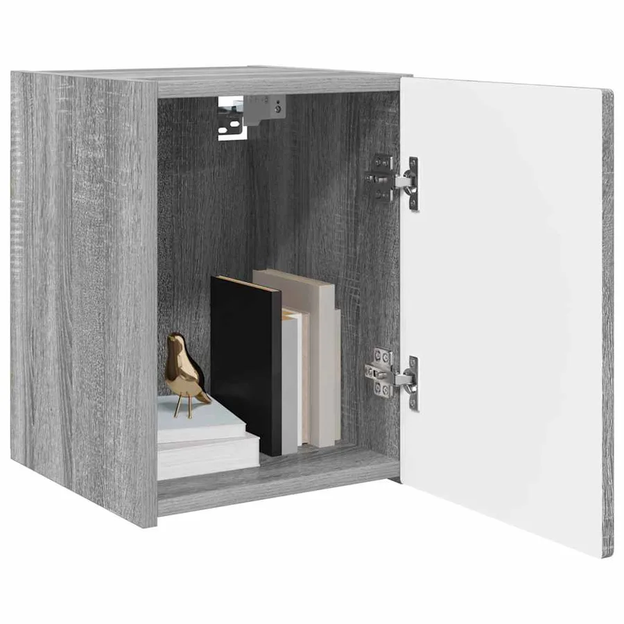 Meuble TV mural Montage mural 2 pcs Gris Sonoma 30 x 31 x 40 cm - 3