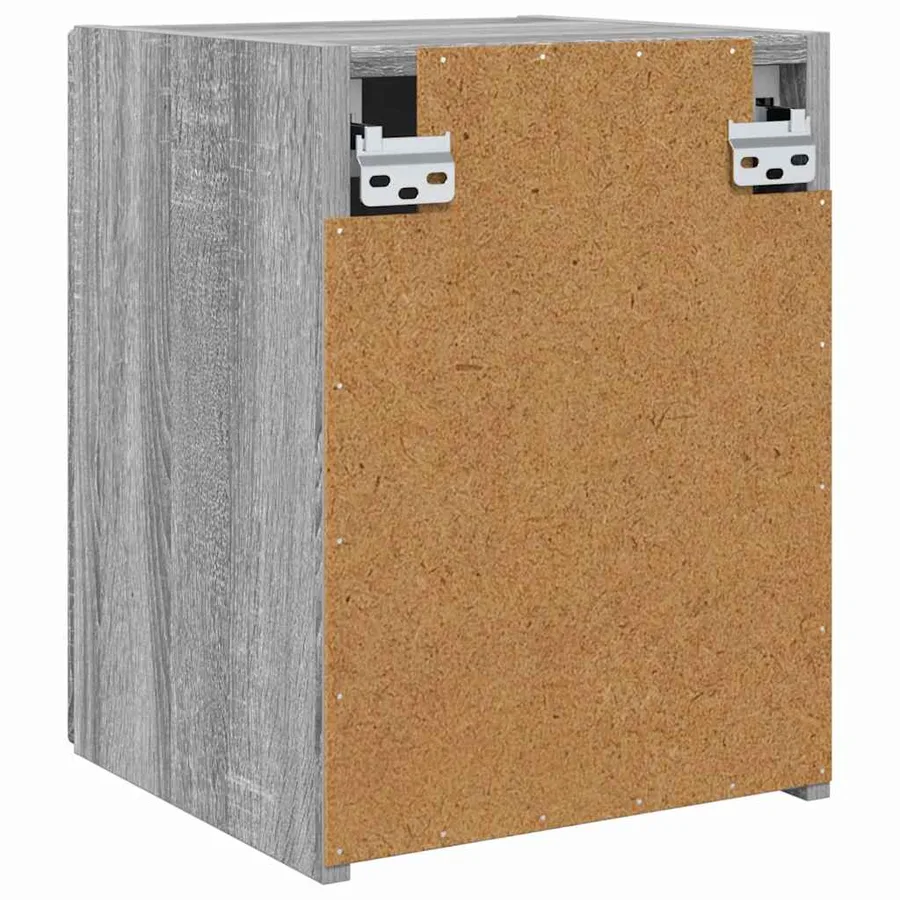 Meuble TV mural Montage mural 2 pcs Gris Sonoma 30 x 31 x 40 cm - 9