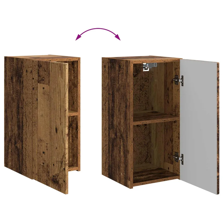 Ensemble meuble TV 6 pcs Bois ancien Bois d'ingénierie - 11