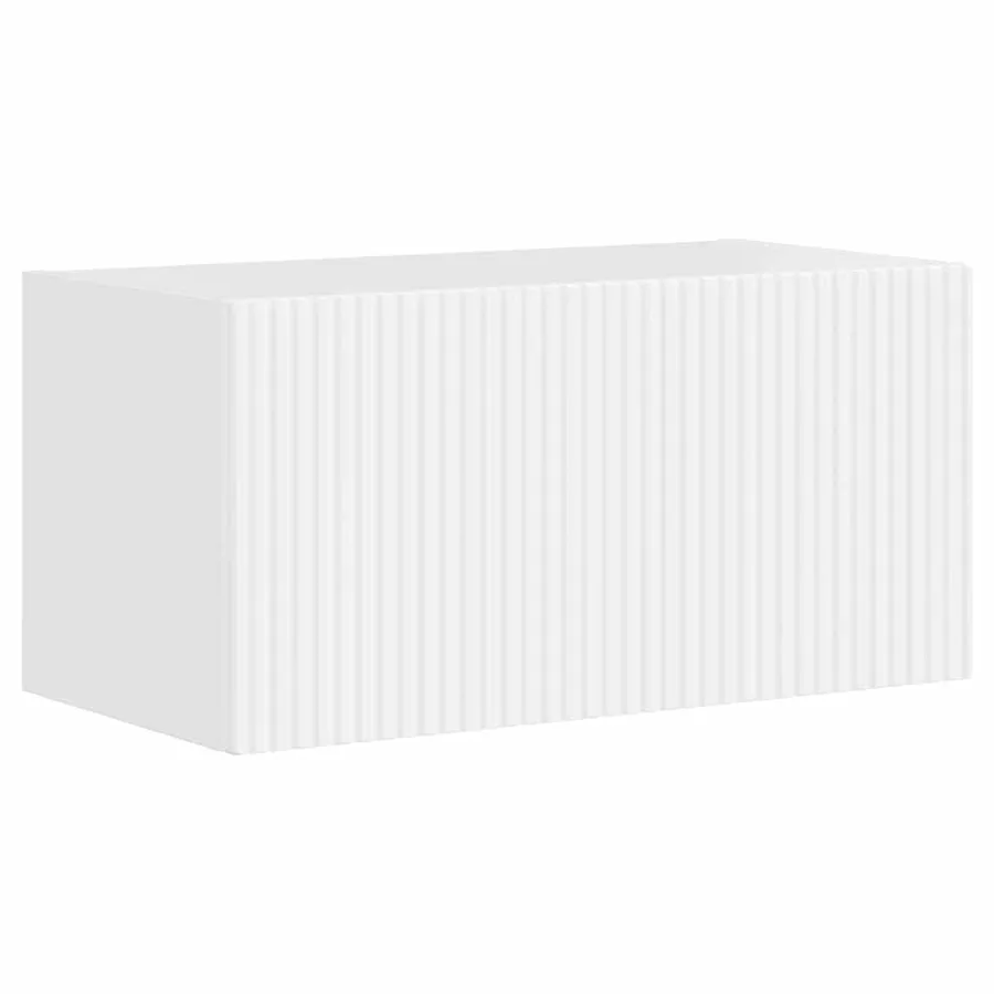 Meuble TV mural 2 pcs Blanc Brillant 60 x 31 x 29,5 cm - 5