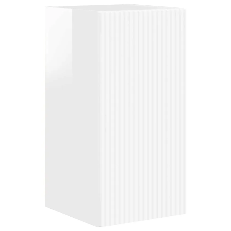 Ensemble meuble TV 8 pcs Blanc brillant Bois d'ingénierie - 6
