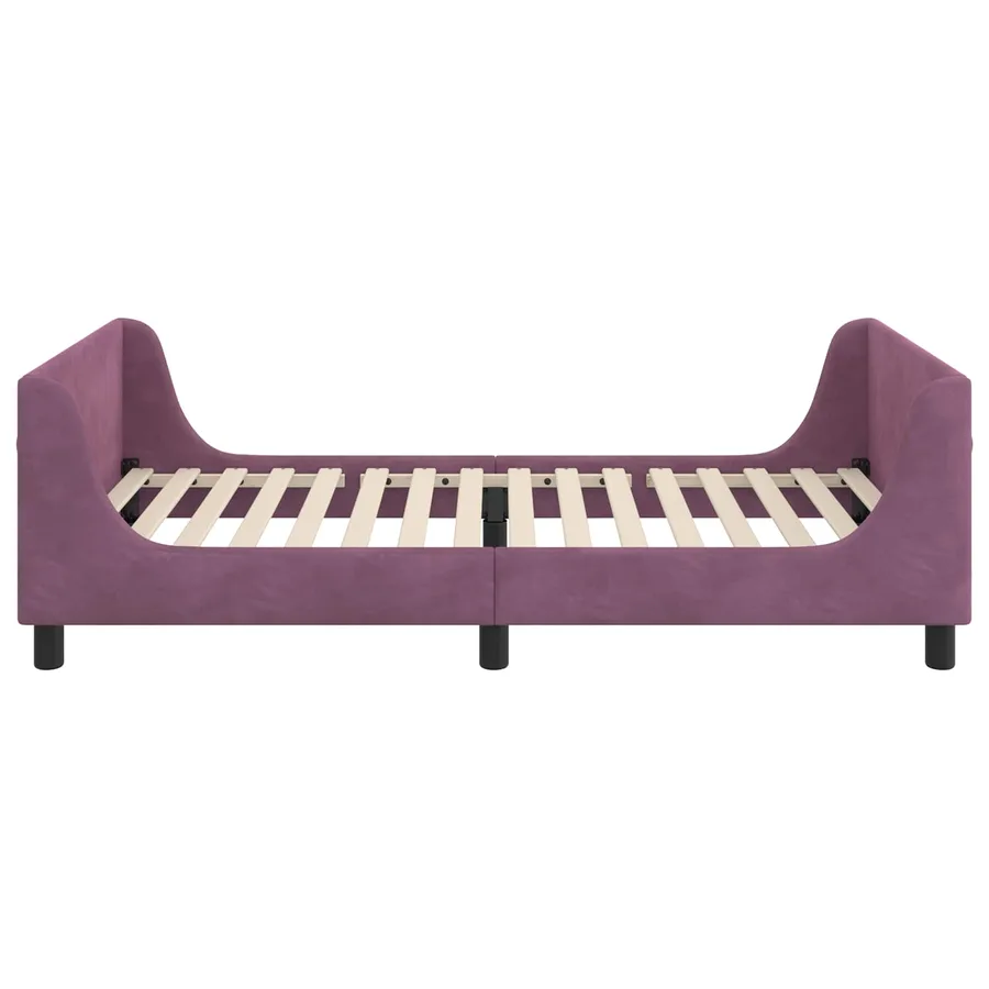 Cadre de lit pour enfants avec tête de lit Pourpre 80 x 200 cm - 6