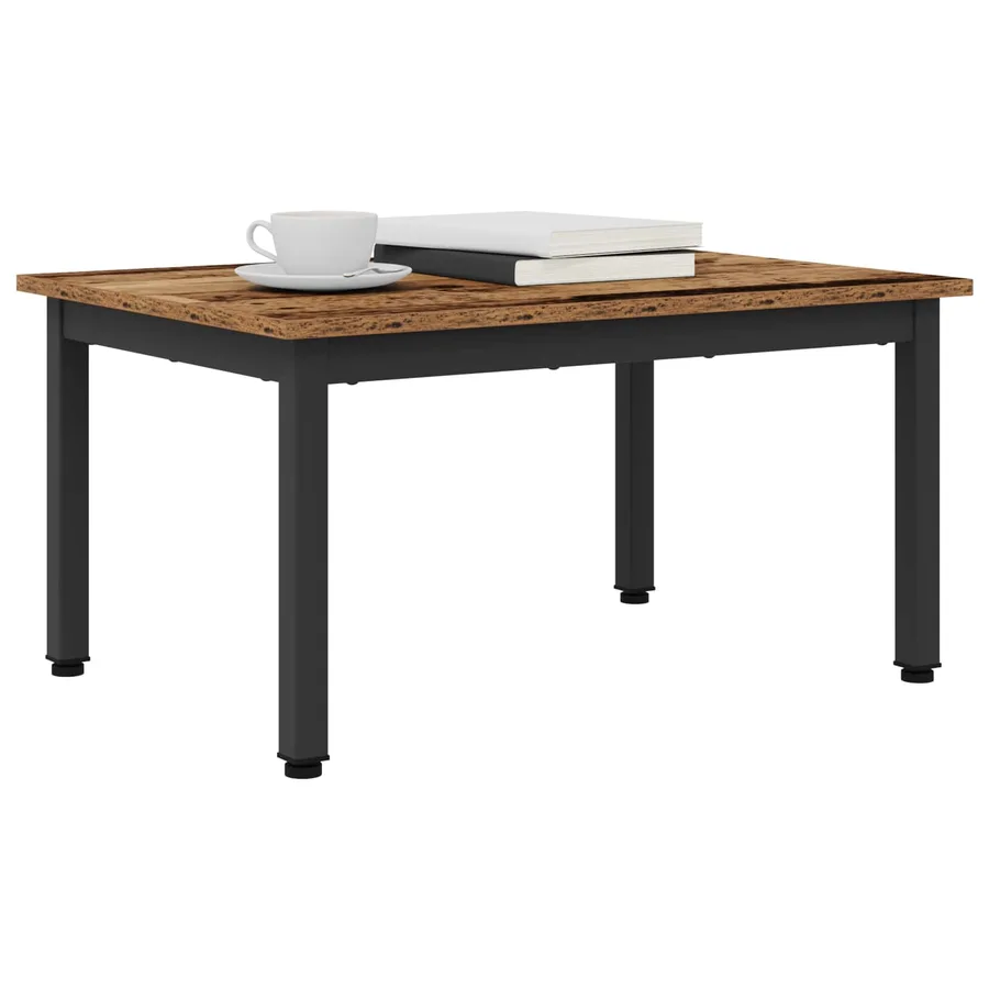 Table basse Bois ancien 70 x 50 x 36 cm Bois d'ingénierie - 3