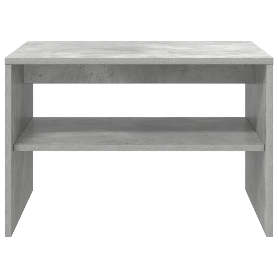Table basse Gris béton 60 x 50 x 40 cm Bois d'ingénierie - 5