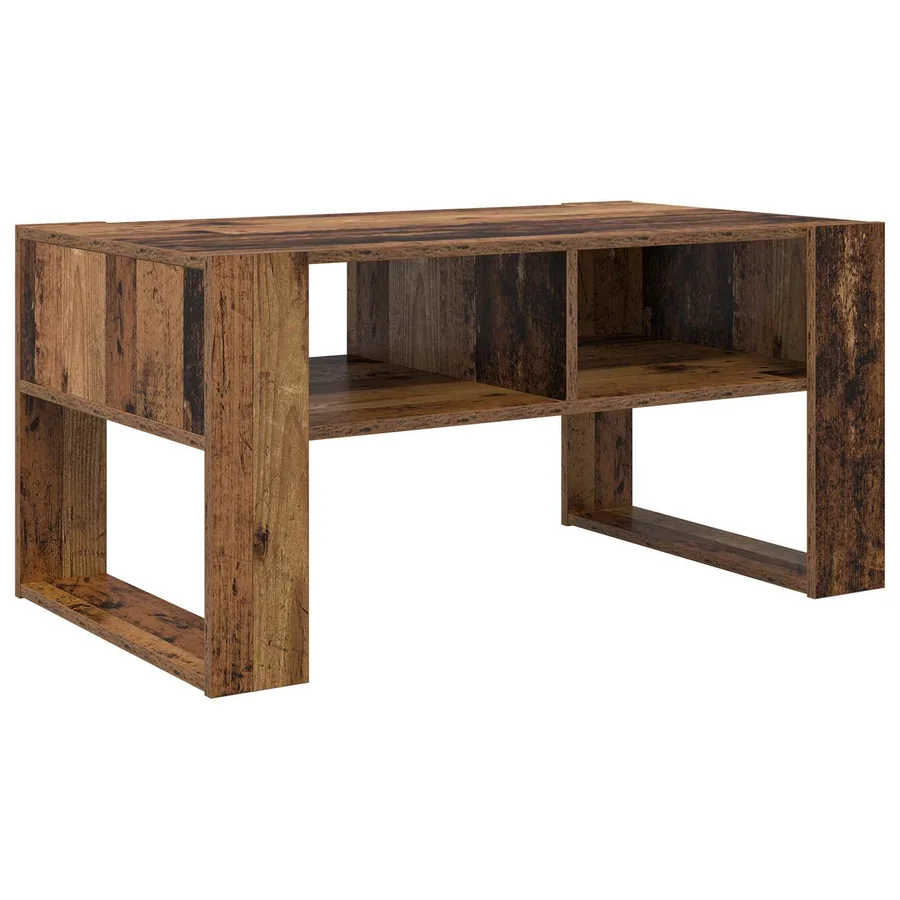 Table basse Bois ancien 92 x 53 x 45 cm Bois d'ingénierie - 2