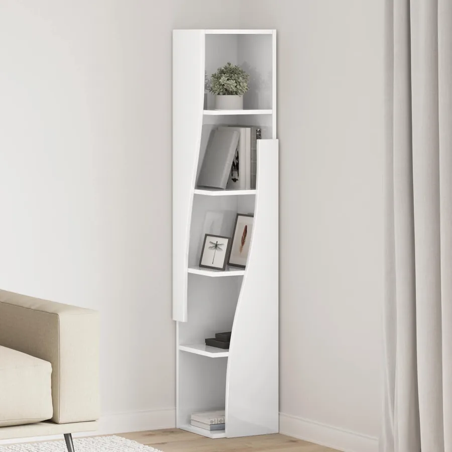 Meuble d'angle 27,5x27x140cm Bois d'ingénierie