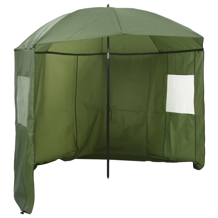 Umbrella de pêche Jaune armée 240 x 210 cm Polyester Oxford