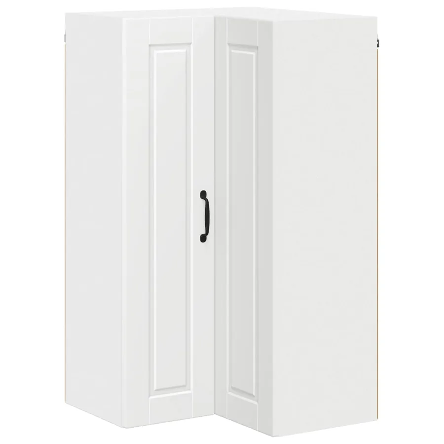 Cabinet d'angle mural PORTO Blanc 57 x 57 x 100 cm - 2