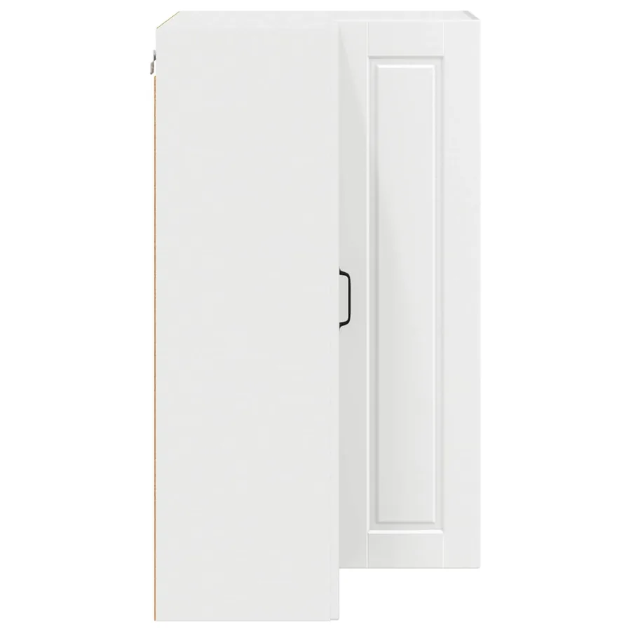 Cabinet d'angle mural PORTO Blanc 57 x 57 x 100 cm - 7