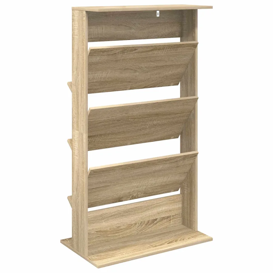 Étagère à magazines avec étagère Chêne Sonoma 70 x 41 x 126 cm - 7
