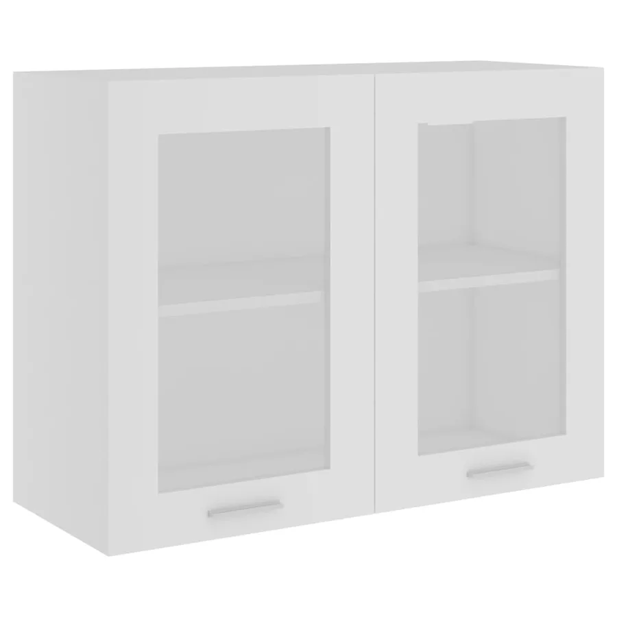 Wall display cabinet "Lyon" White 80 x 31 x 60 cm Engineered wood - 2
