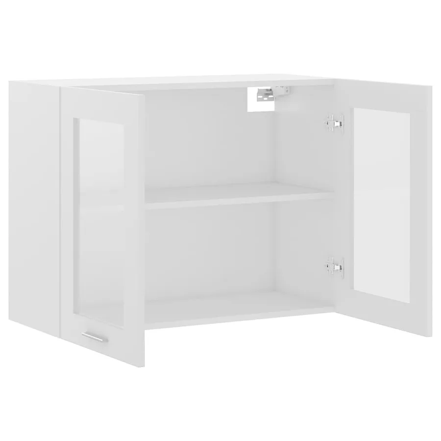 Wall display cabinet "Lyon" White 80 x 31 x 60 cm Engineered wood - 5