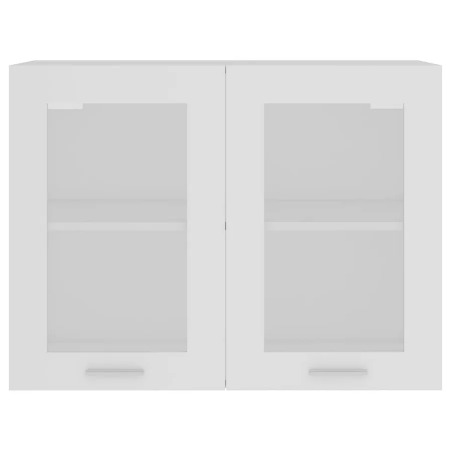 Wall display cabinet "Lyon" White 80 x 31 x 60 cm Engineered wood - 6