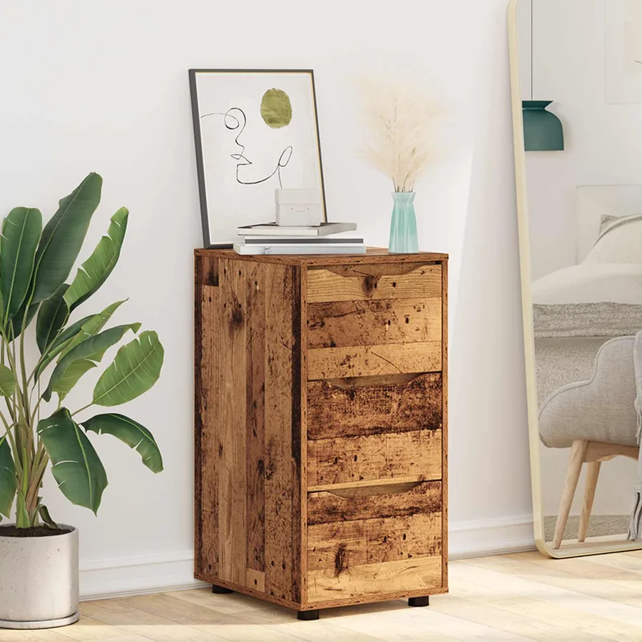 Armoire de rangement Bois Ancien 40 x 48 x 81 cm - 5