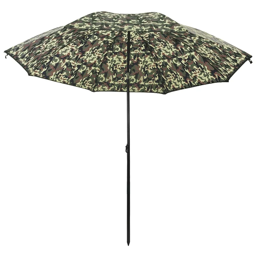 Umbrella de pêche Camouflage 300 x 240 cm Polyester Oxford - 3