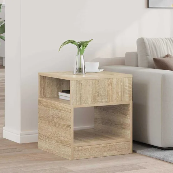 Table d'appoint Chêne Sonoma 40,5 x 40 x 45 cm