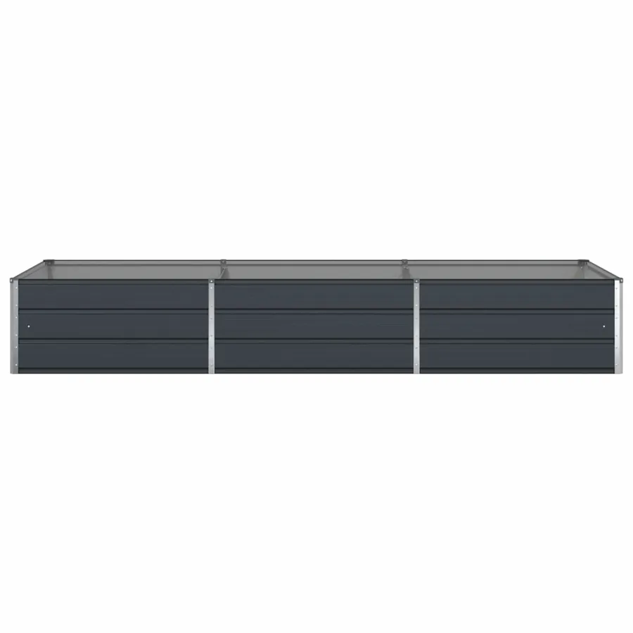 Jardinière Anthracite 290 x 100 x 45 cm Acier galvanisé - 5
