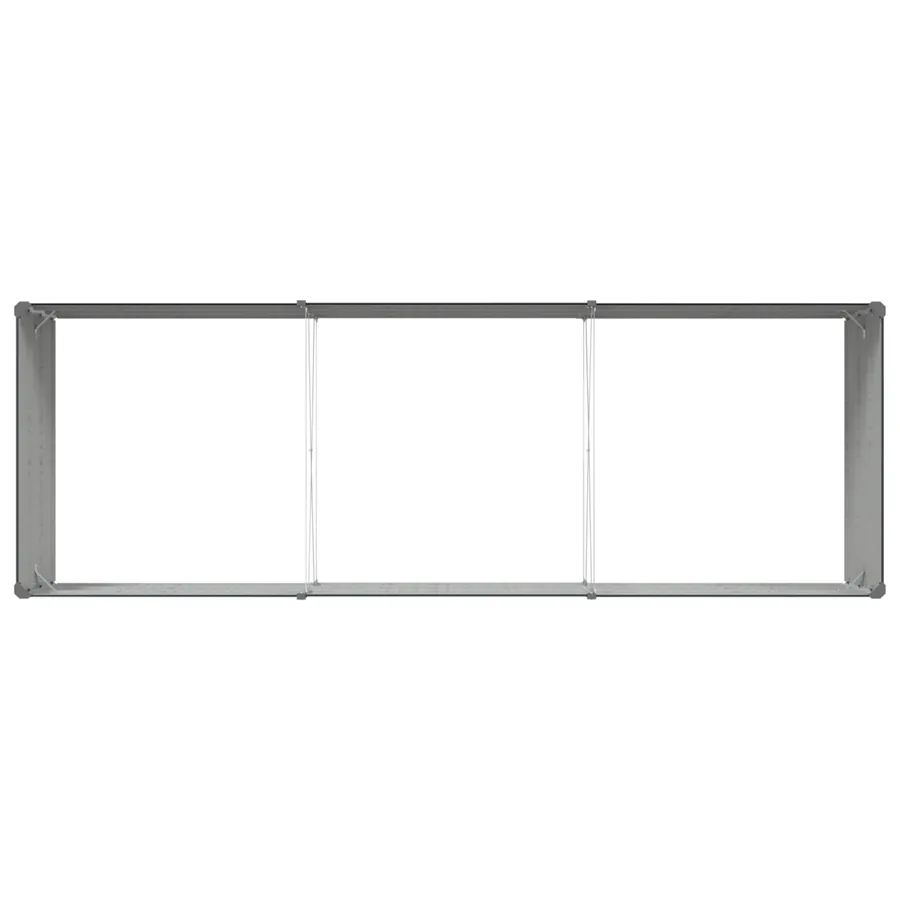 Jardinière Anthracite 290 x 100 x 45 cm Acier galvanisé - 7