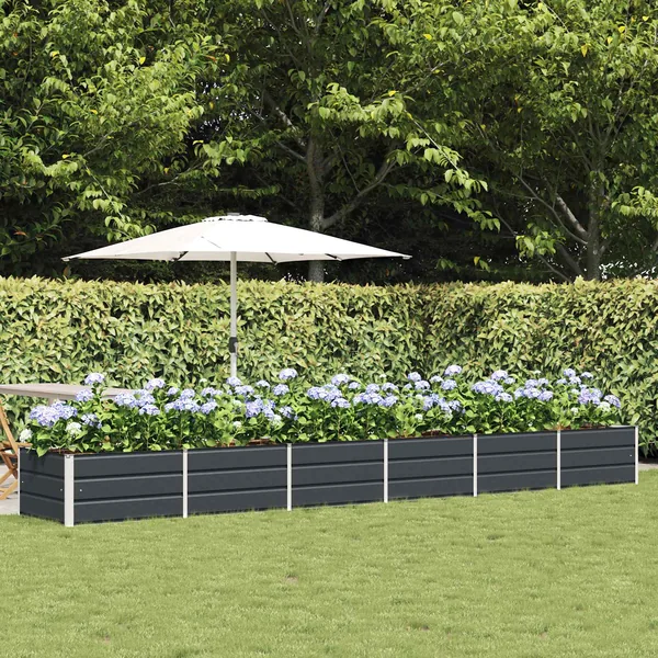 Jardinière Anthracite 480 x 80 x 45 cm Acier