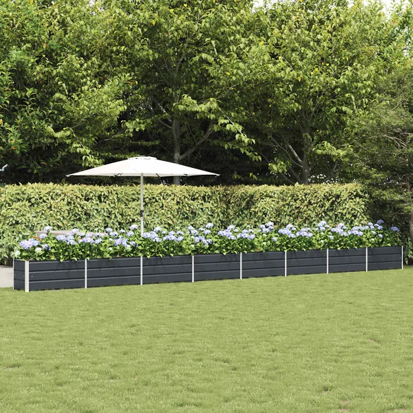 Jardinière Anthracite 770 x 50 x 45 cm Acier galvanisé