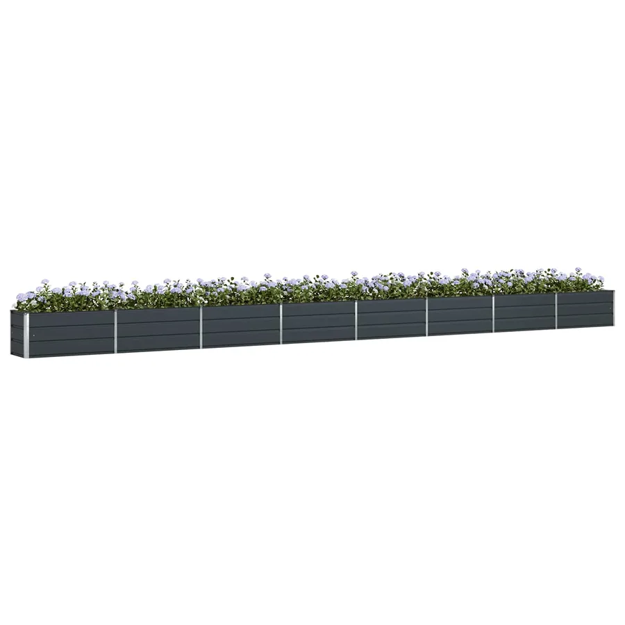 Jardinière Anthracite 770 x 50 x 45 cm Acier galvanisé - 3