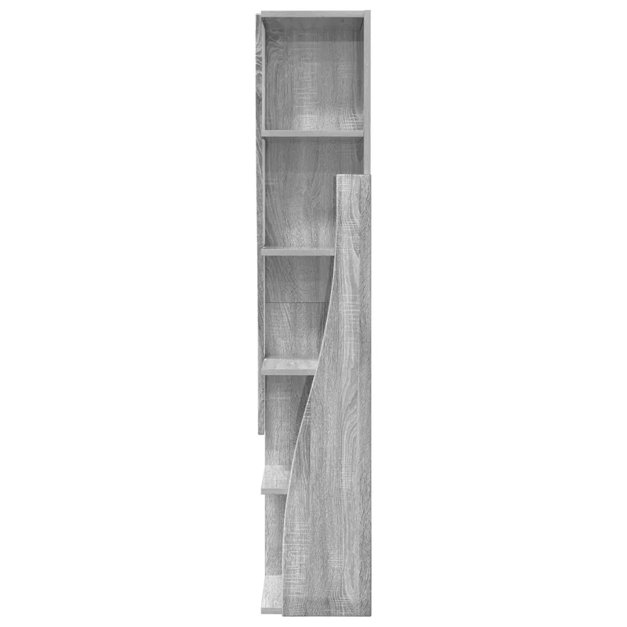 Meuble d'angle Gris Sonoma 27,5x27x140cm Bois d'ingénierie - 6