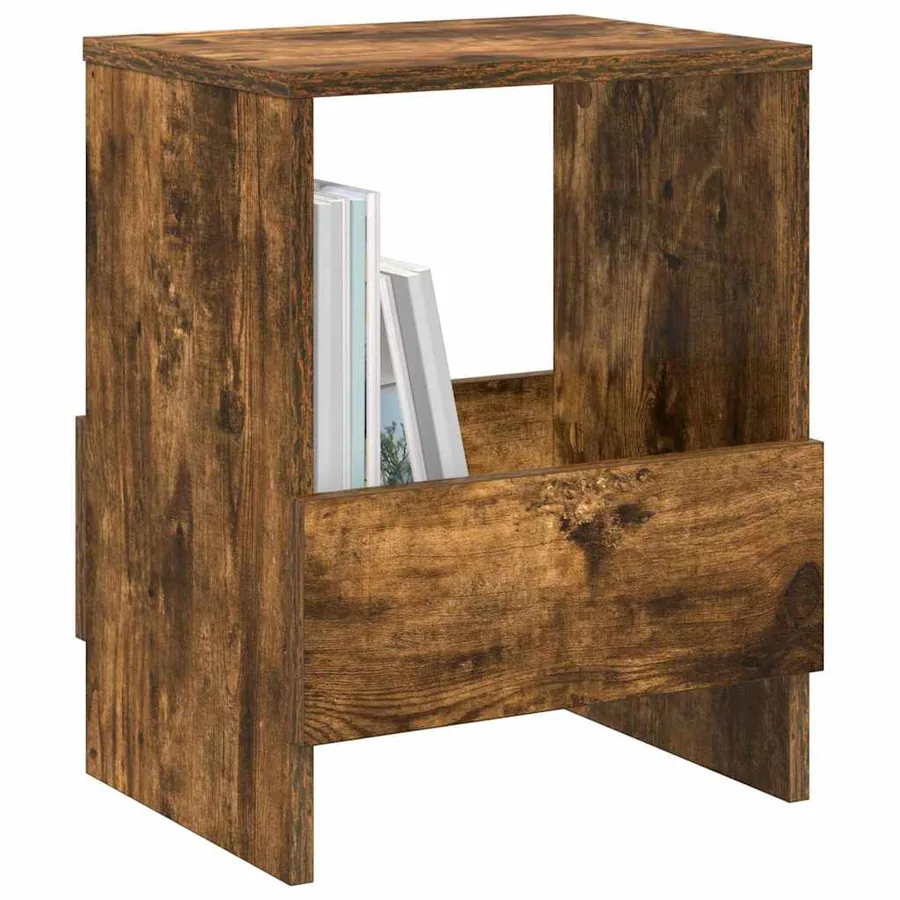 Étagère à magazines 2 pcs Chêne fumé 35 x 30 x 45 cm - 3