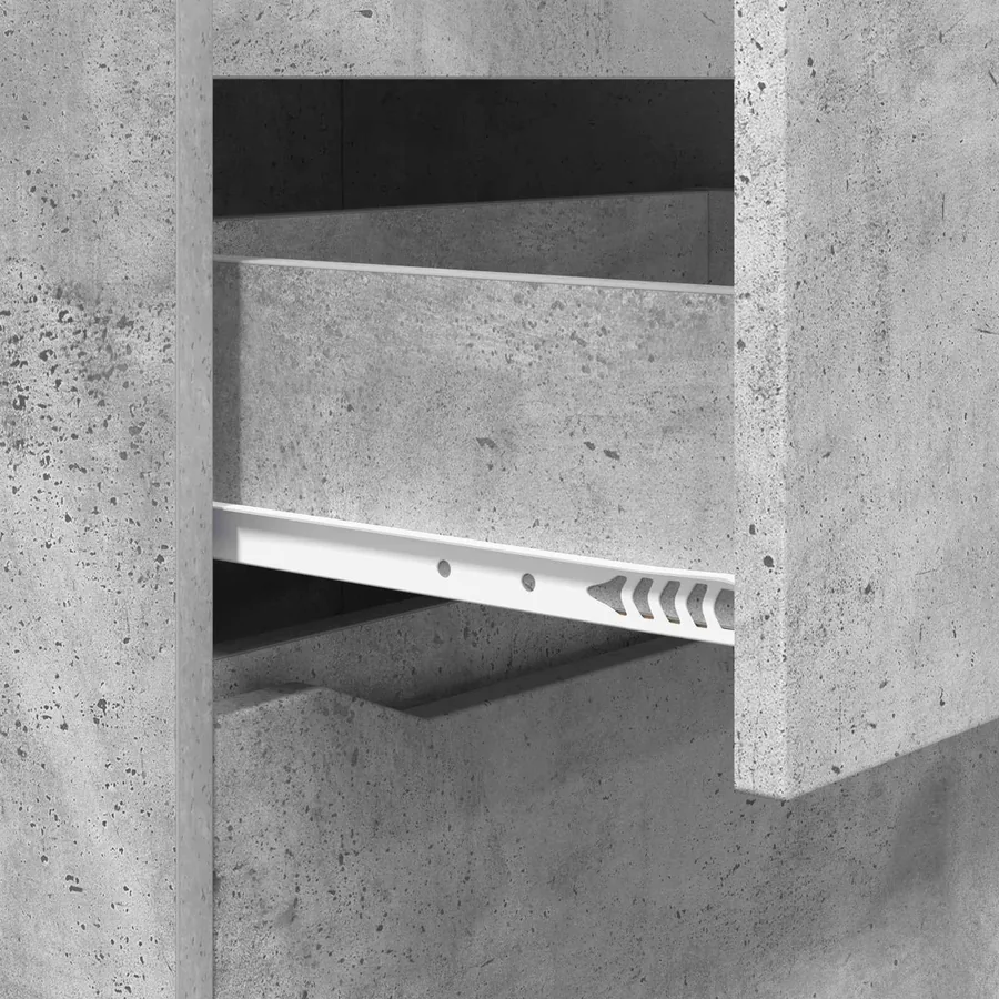 Armoires de rangement Gris béton 60 x 48 x 105 cm - 11