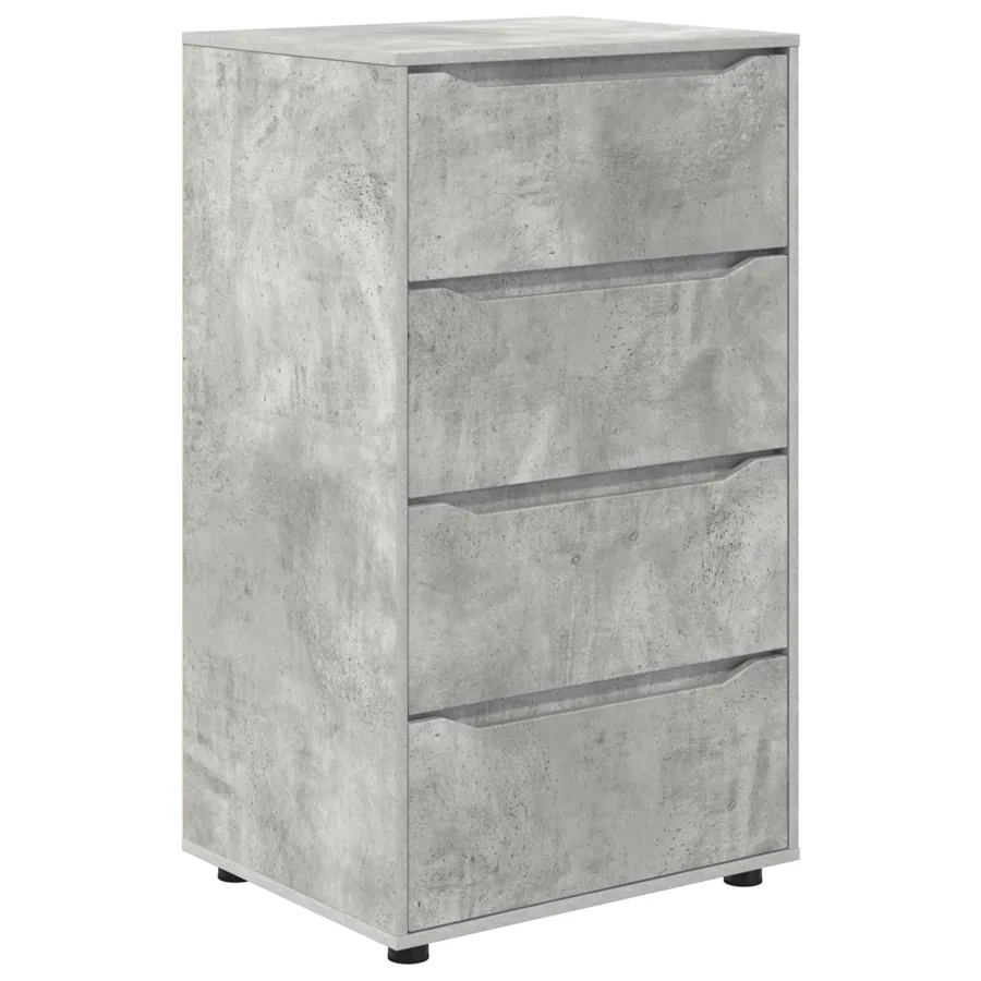 Armoires de rangement Gris béton 60 x 48 x 105 cm - 2