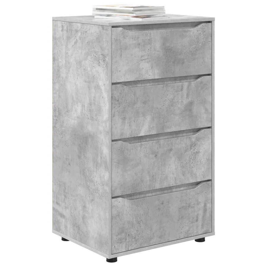 Armoires de rangement Gris béton 60 x 48 x 105 cm - 3