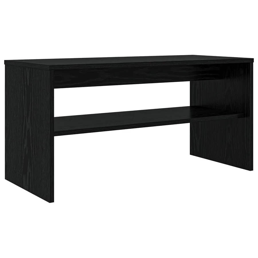 Meuble TV Chêne noir 80 x 35 x 40 cm Bois d'ingénierie - 2
