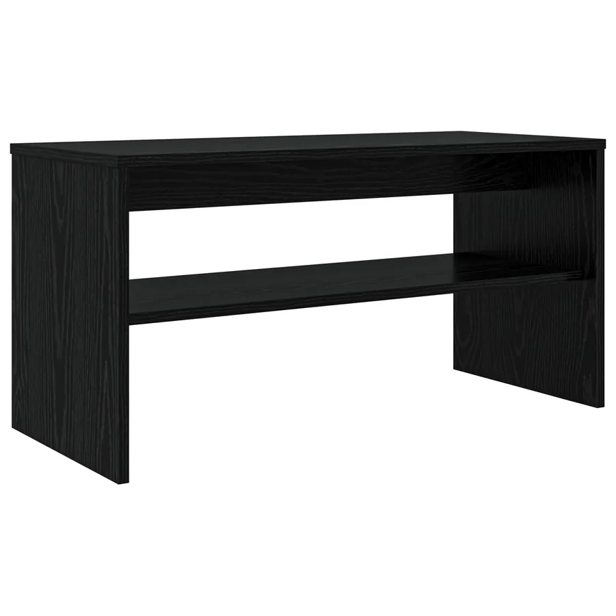 Meuble TV Chêne noir 80 x 35 x 40 cm Bois d'ingénierie - 7