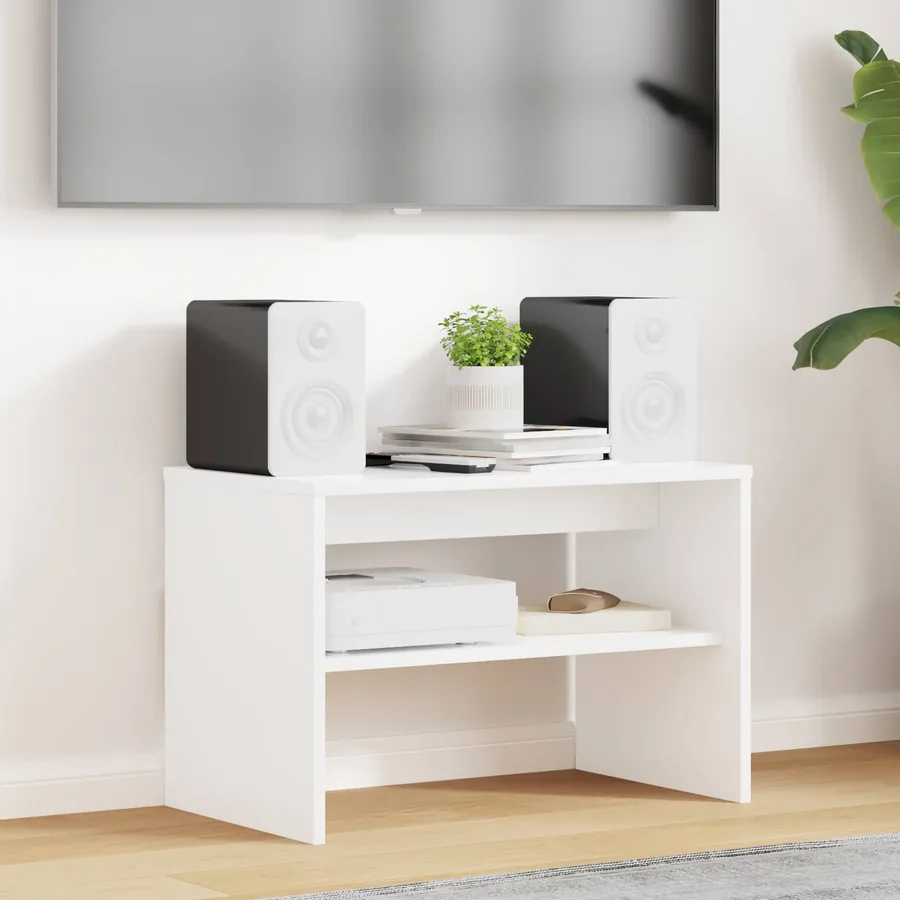 Meuble TV Blanc 60 x 35 x 40 cm Bois d'ingénierie