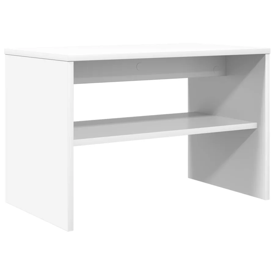 Meuble TV Blanc 60 x 35 x 40 cm Bois d'ingénierie - 7