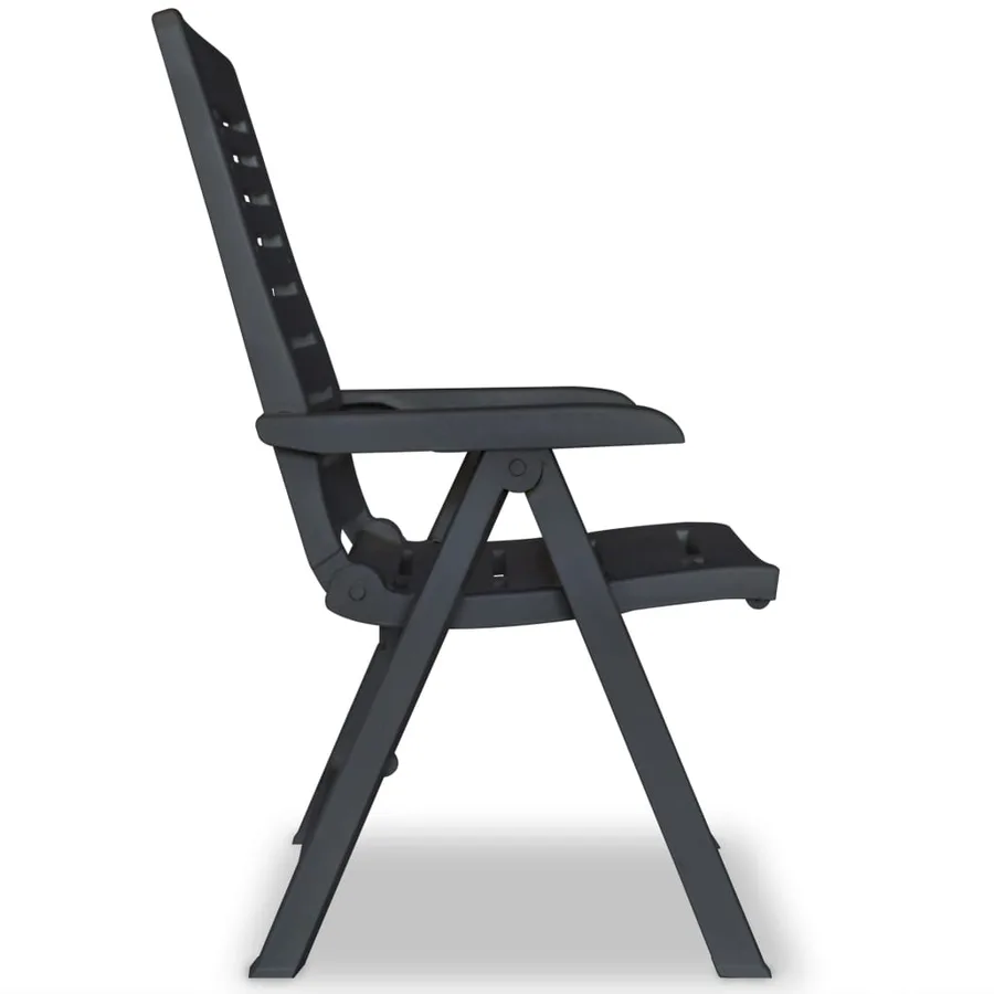 Ensemble de bistro 3 pcs Plastique Anthracite - 7