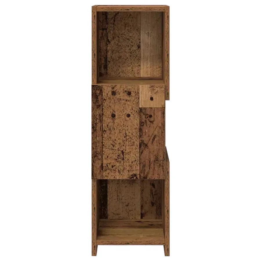 Meuble d'angle Bois ancien 25,5x25x80cm Bois d'ingénierie - 6